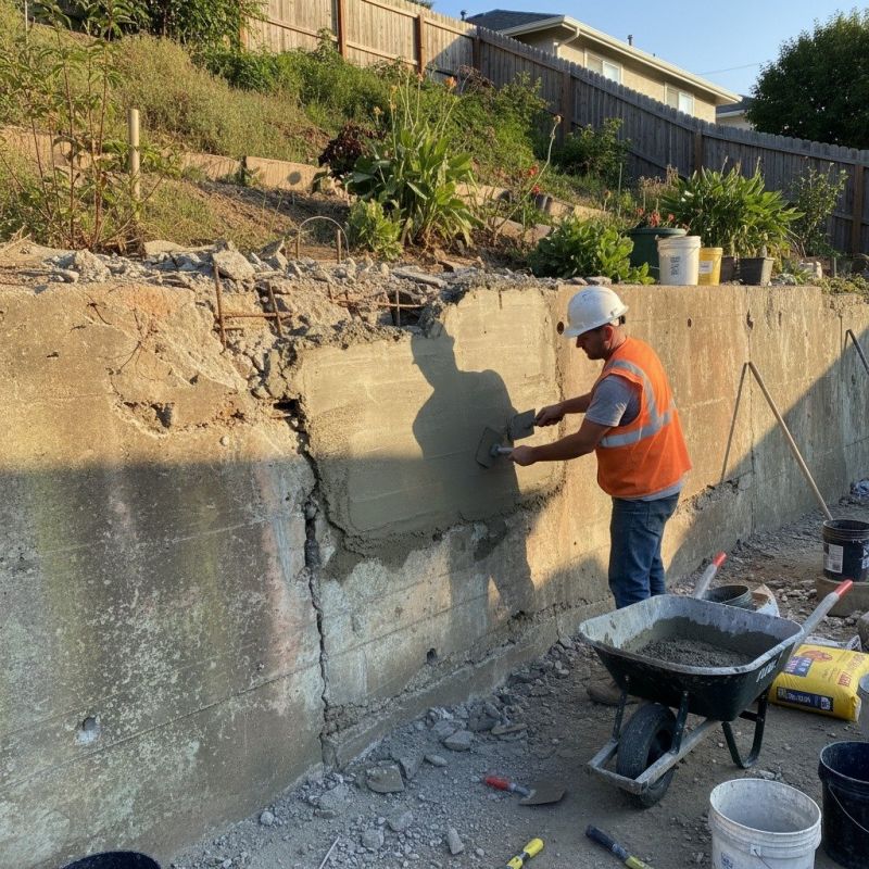 Concrete Wall Repair detail